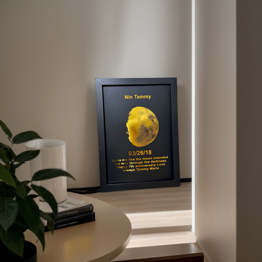 Hakumakaka - Custom Moon Phase Poster
