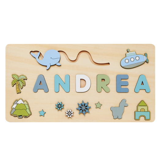 HAKUMATATA - Whale Waves Name Puzzle