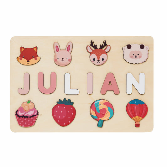 HAKUMATATA - Sweet Strawberries Name Puzzle