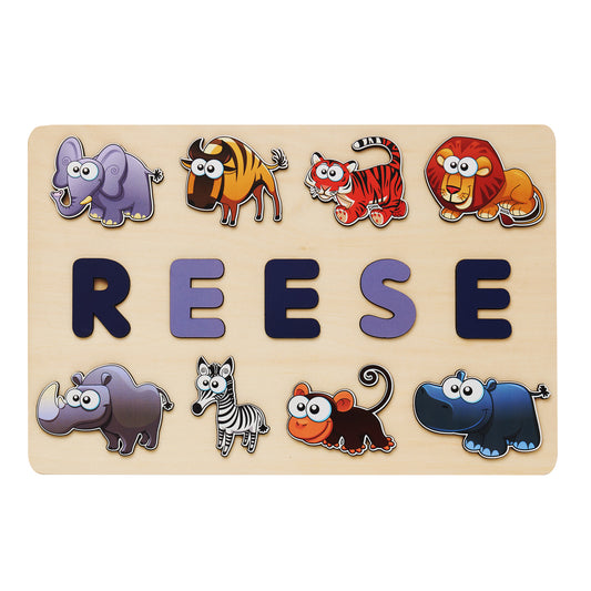 HAKUMATATA - Funny Zoo Name Puzzle